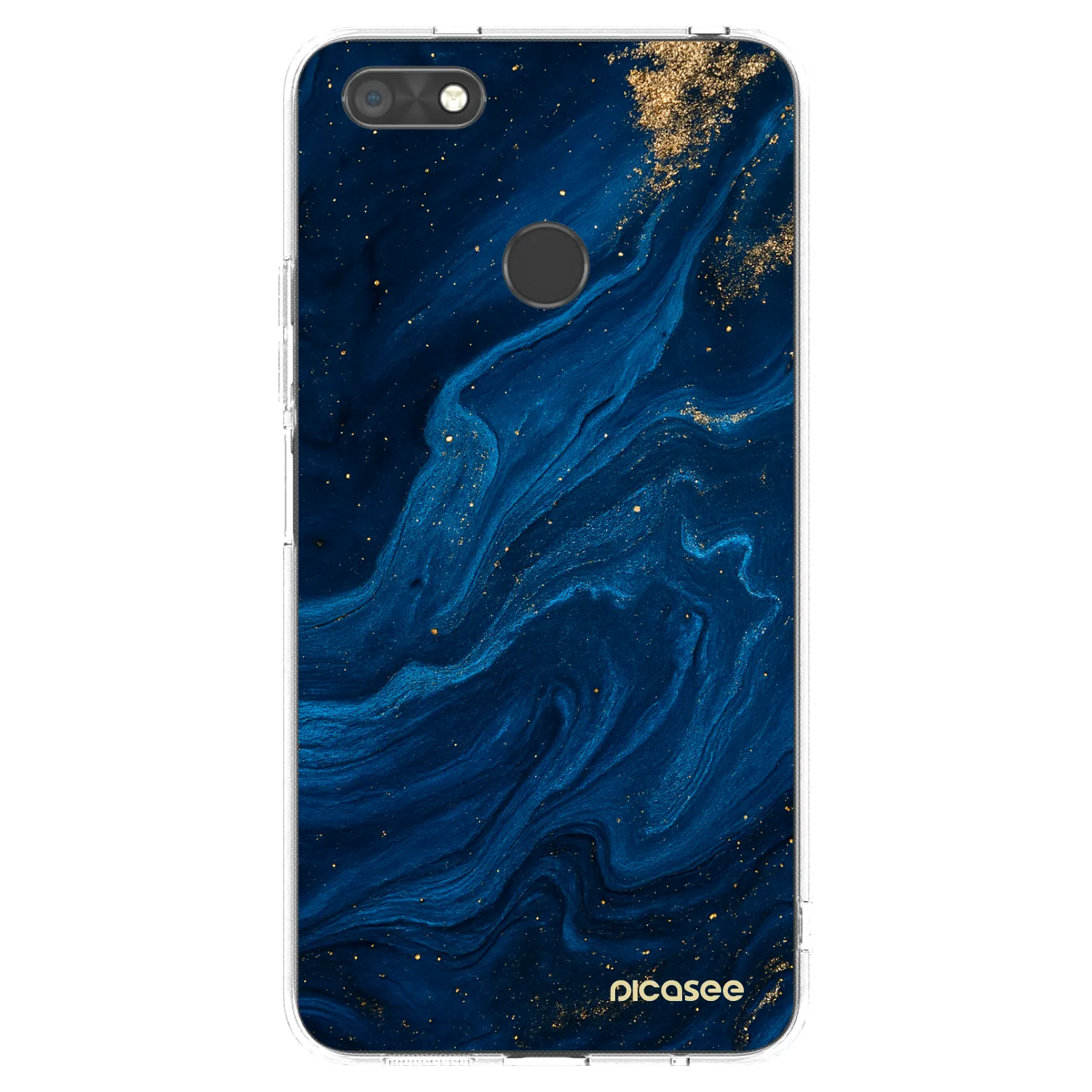 Picasee διαφανής θήκη σιλικόνης Huawei P9 Lite Mini - Blue