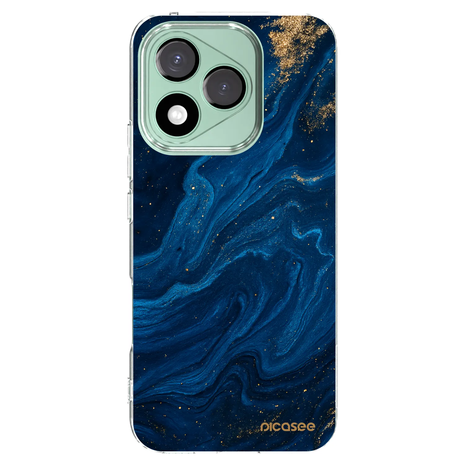 Picasee διαφανής θήκη σιλικόνης Honor 400 Lite 5G - Blue