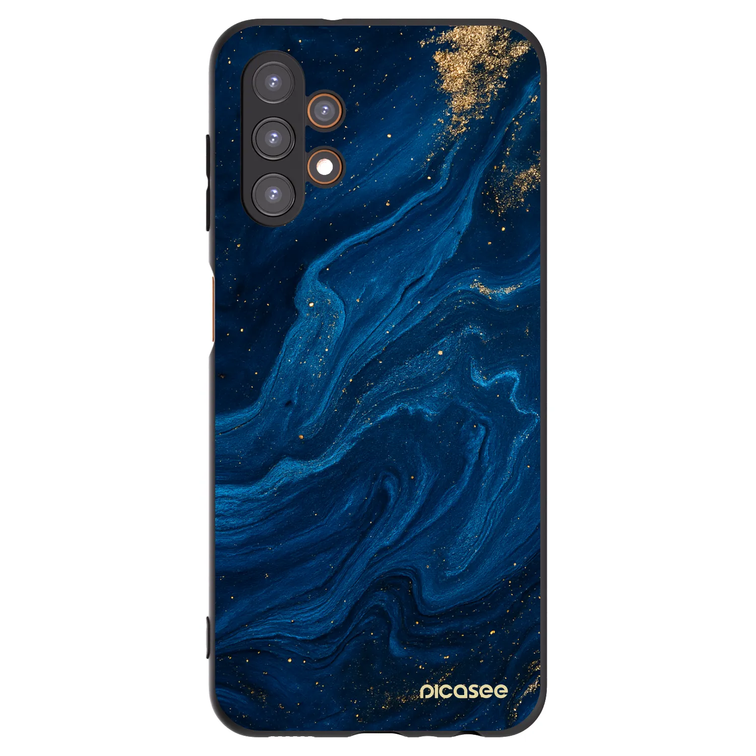 Picasee Μαύρη θήκη σιλικόνης για Samsung Galaxy A13 5G - Blue