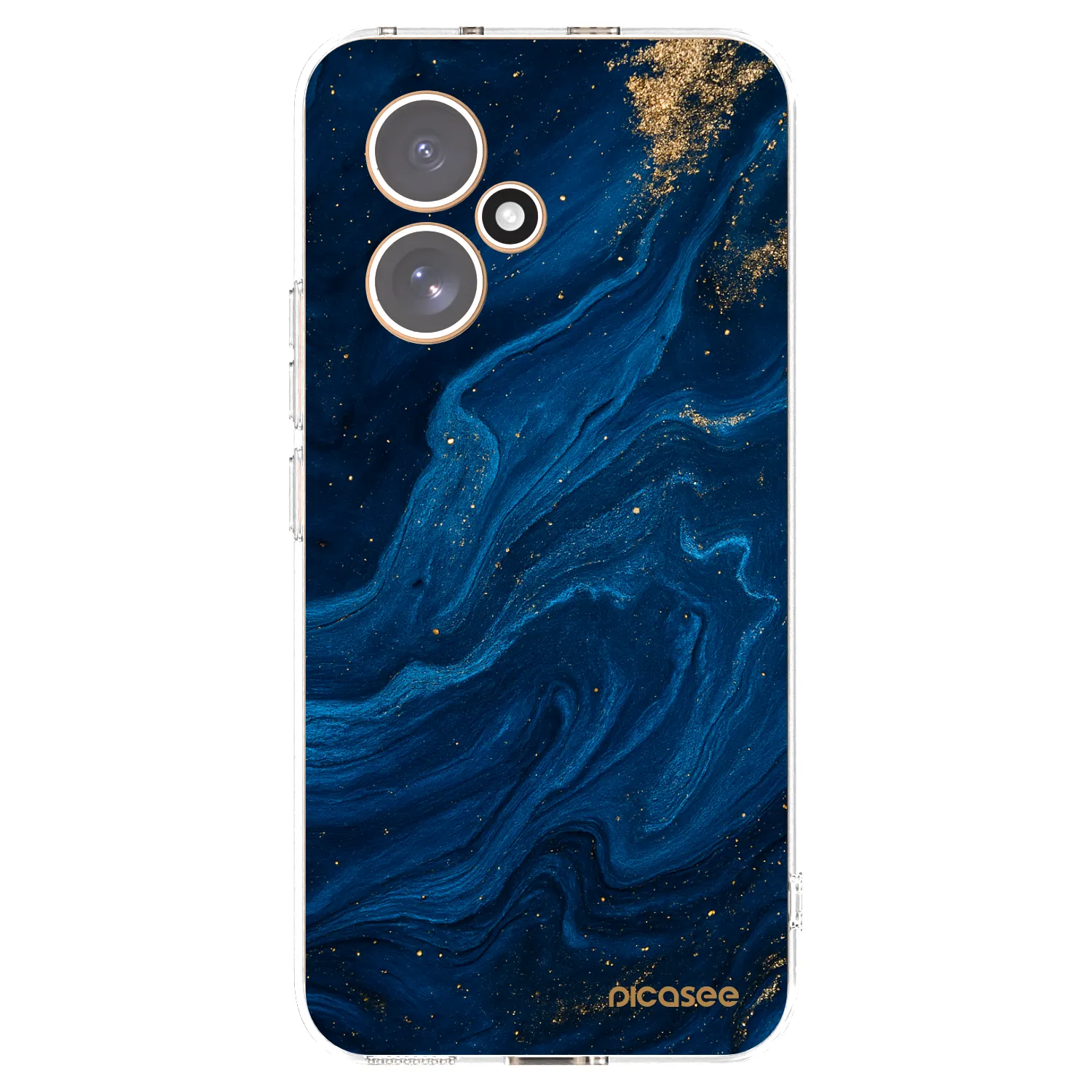 Picasee διαφανής θήκη σιλικόνης Honor 400 5G - Blue