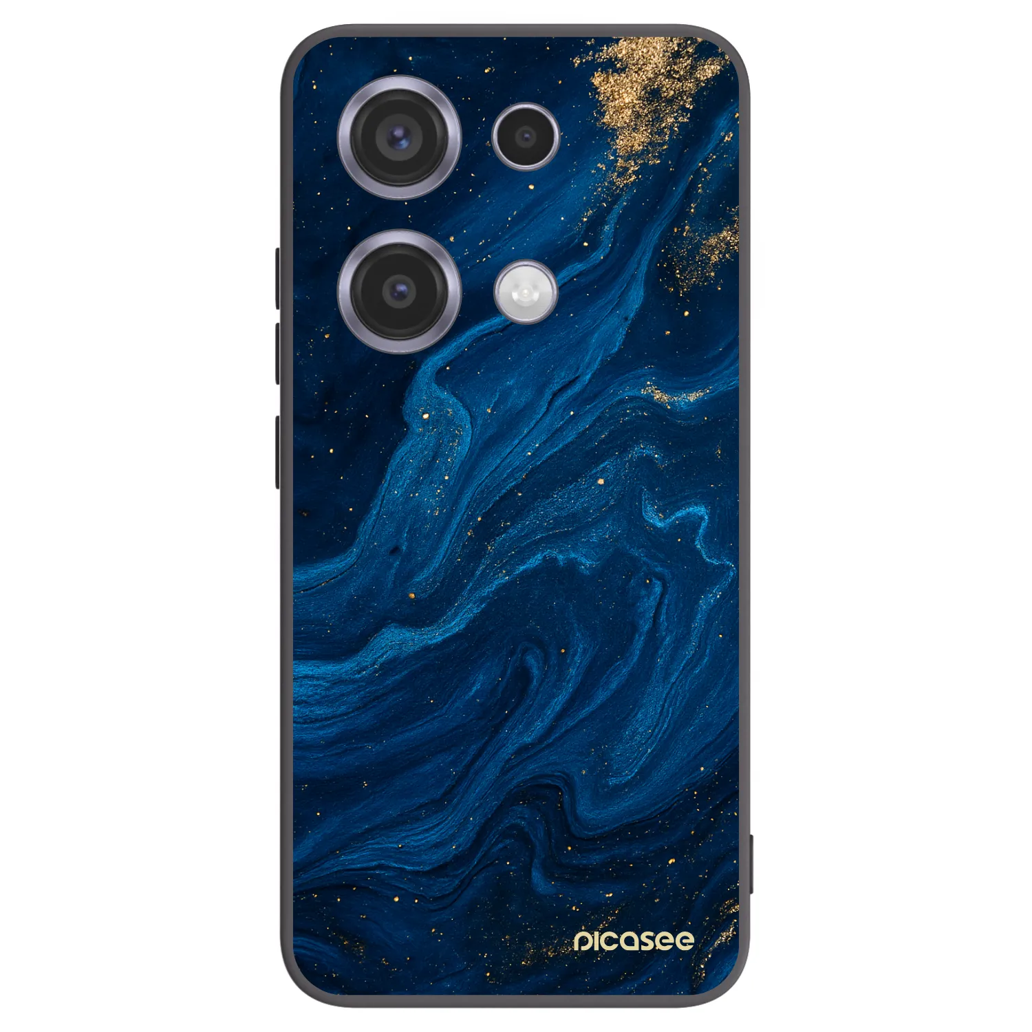 Picasee Μαύρη θήκη σιλικόνης για Xiaomi Redmi Note 14S - Blue