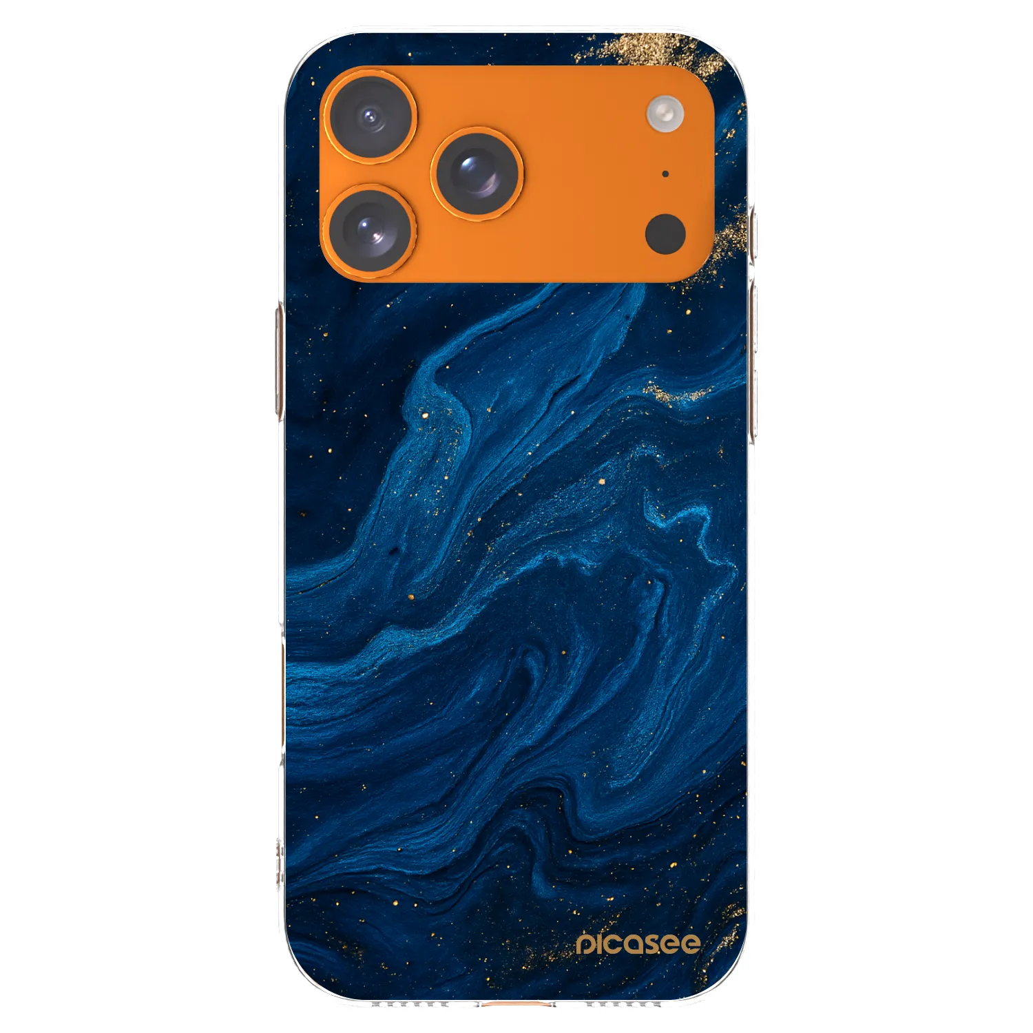 Picasee διαφανής θήκη σιλικόνης Apple iPhone 17 Pro Max - Blue