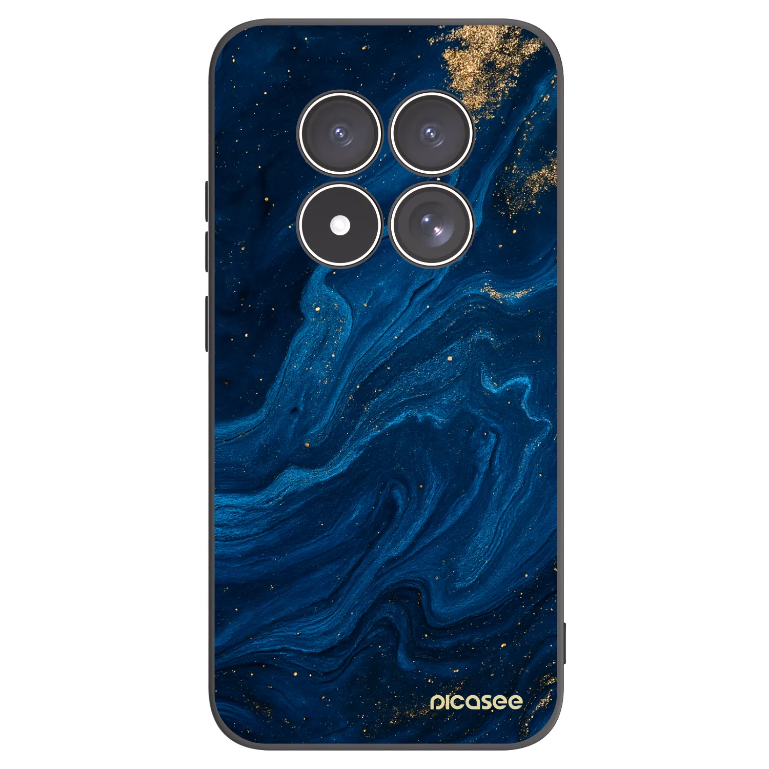 Picasee Μαύρη θήκη σιλικόνης για Xiaomi Redmi Note 15 Pro 4G - Blue