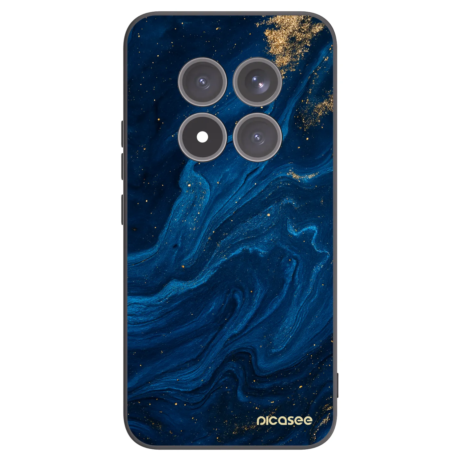 Picasee Μαύρη θήκη σιλικόνης για Xiaomi Redmi Note 15 Pro+ - Blue