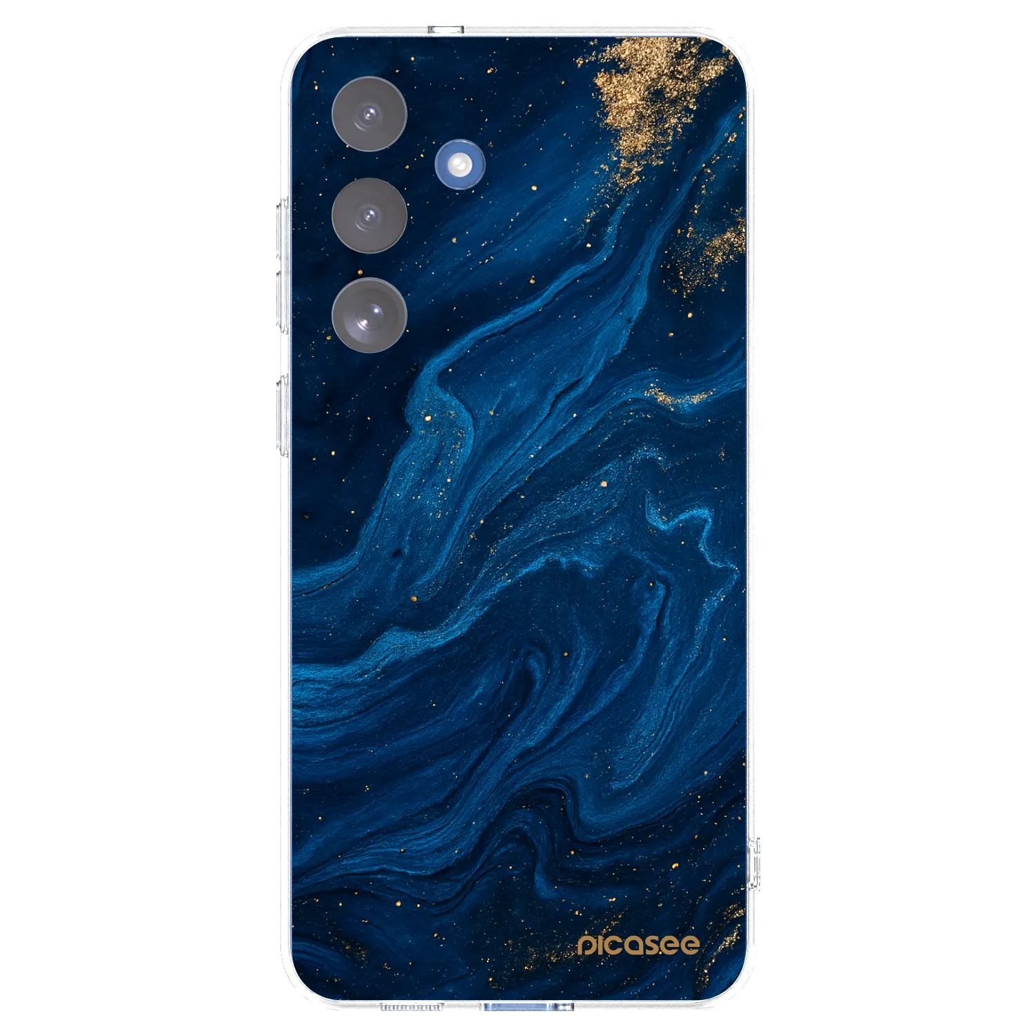 Picasee διαφανής θήκη σιλικόνης Samsung Galaxy S25 FE 5G - Blue