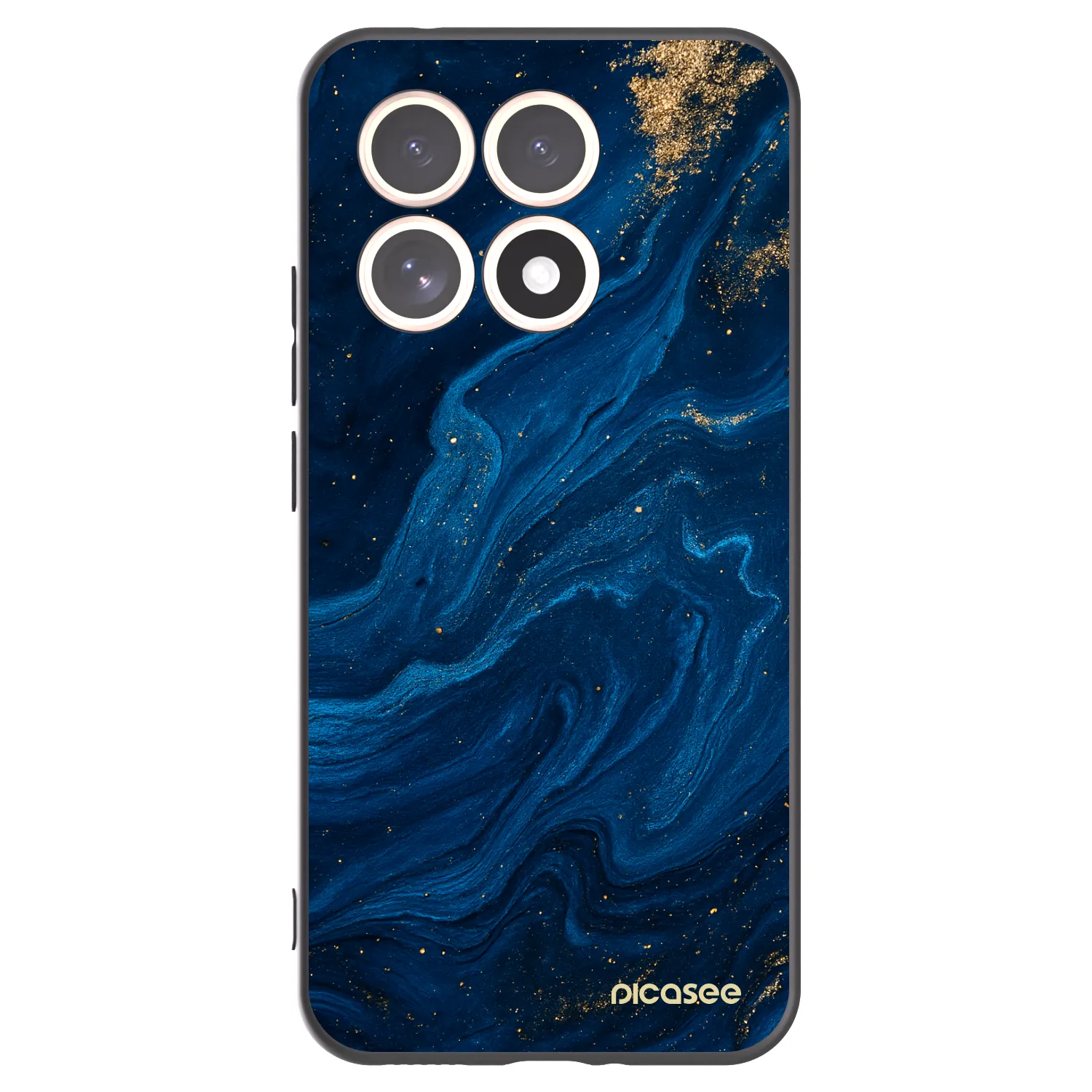 Picasee Μαύρη θήκη σιλικόνης για Xiaomi 15T - Blue