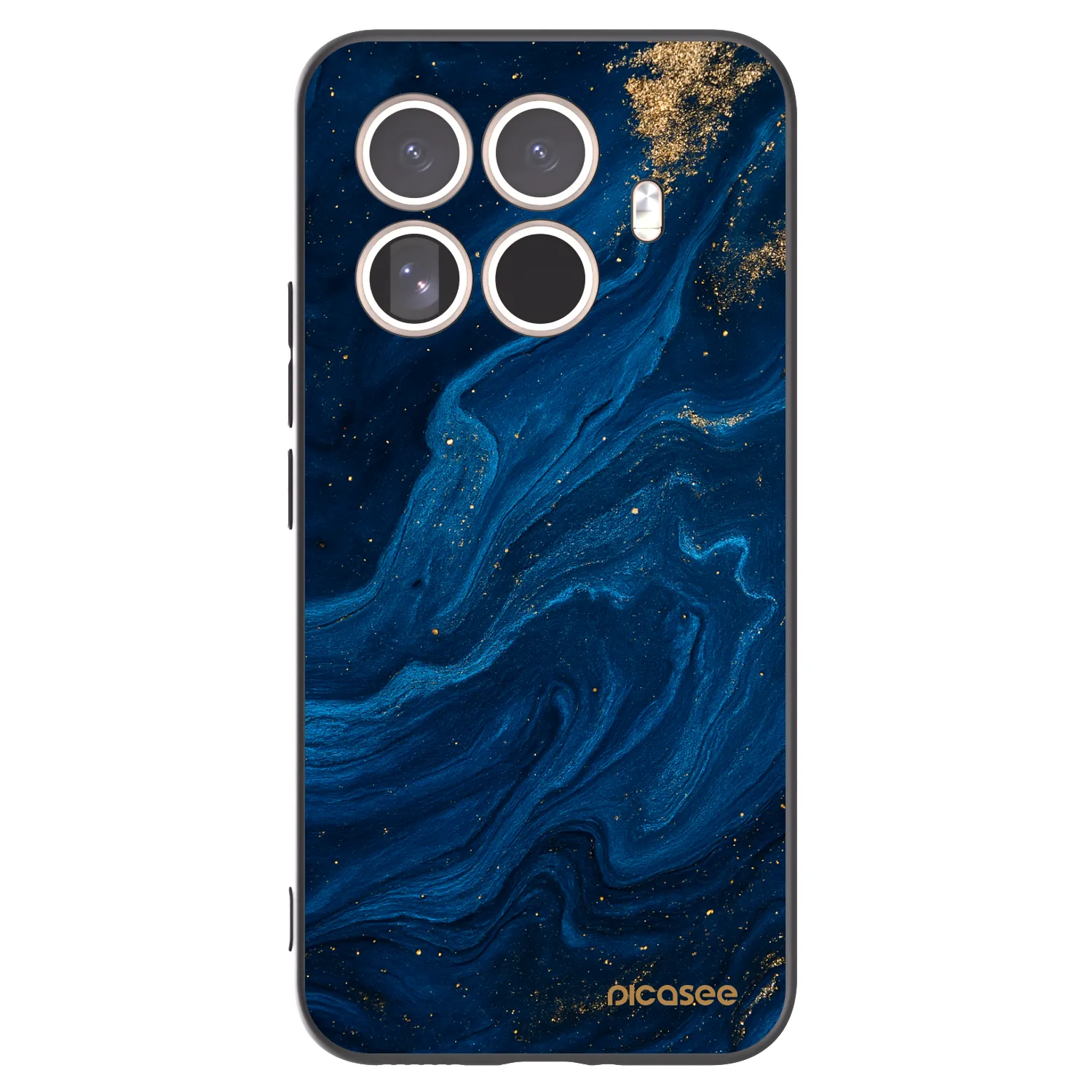 Picasee Μαύρη θήκη σιλικόνης για Xiaomi 15T Pro - Blue