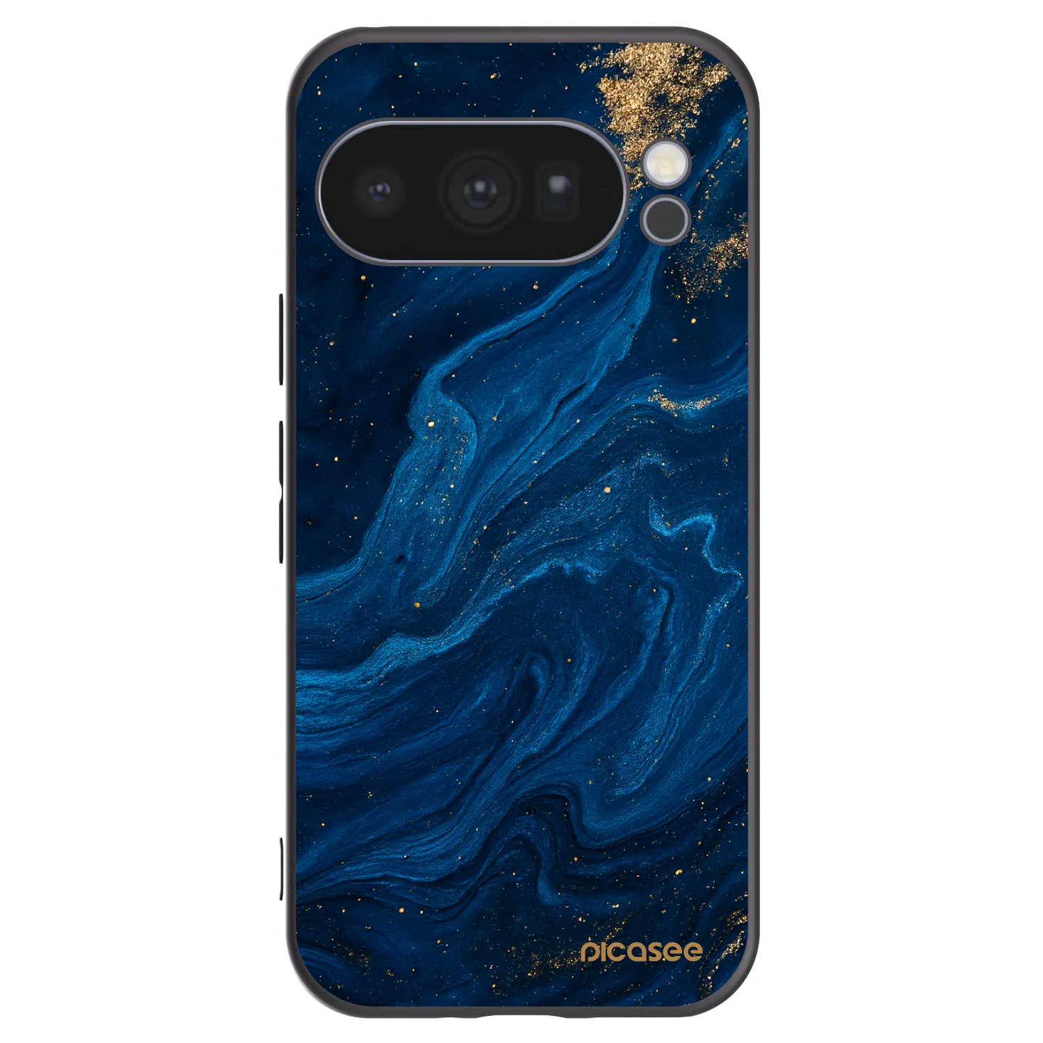Picasee Μαύρη θήκη σιλικόνης για Google Pixel 10 Pro - Blue
