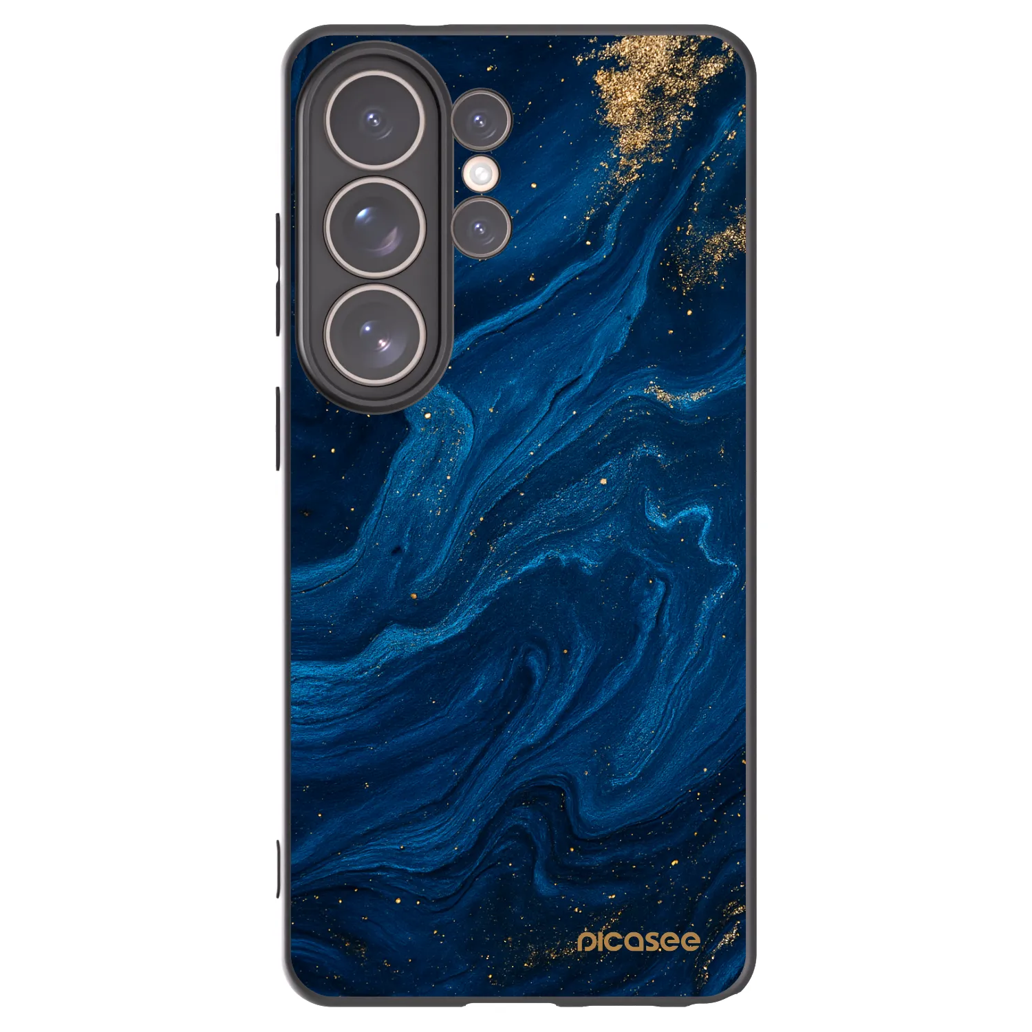 Picasee Μαύρη θήκη σιλικόνης για Samsung Galaxy S26 Ultra - Blue
