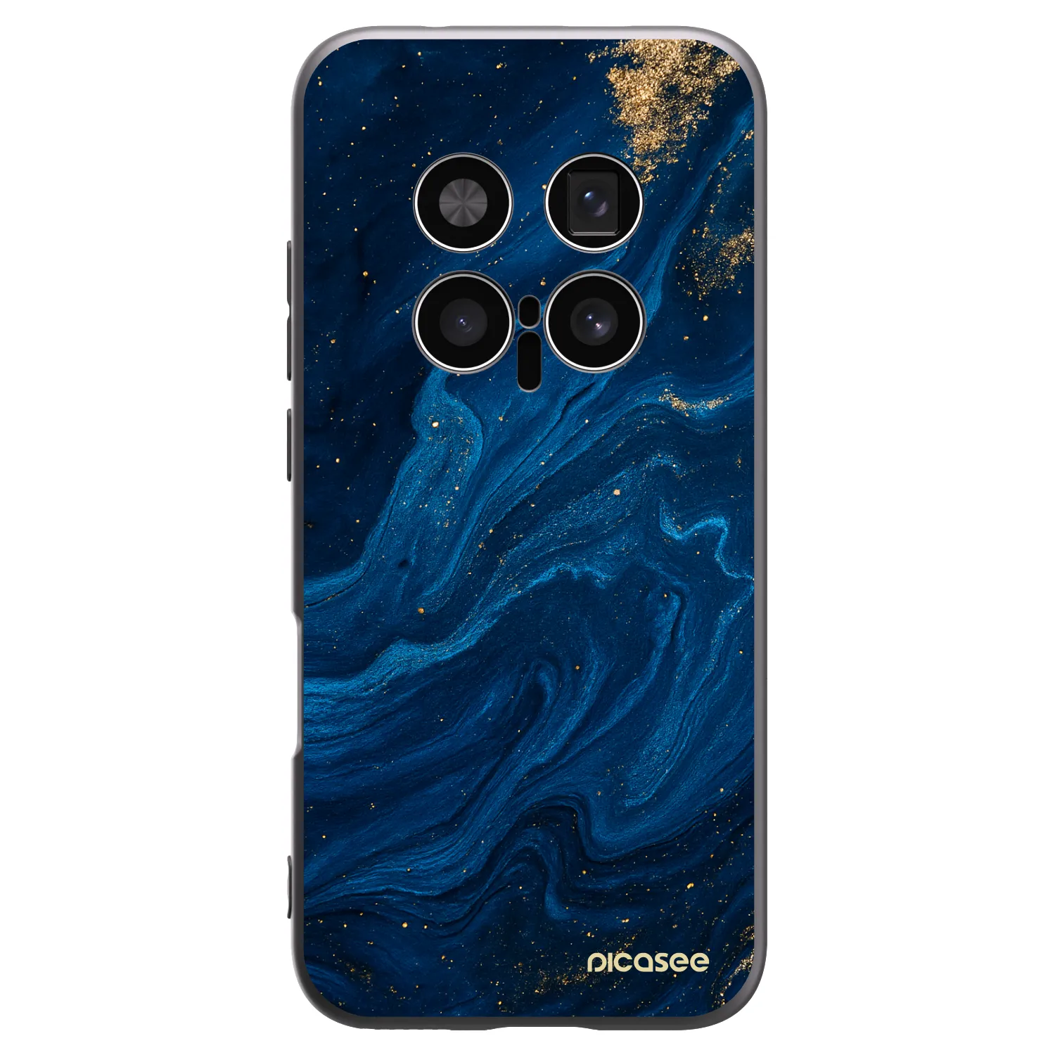 Picasee Μαύρη θήκη σιλικόνης για Honor Magic8 Pro 5G - Blue
