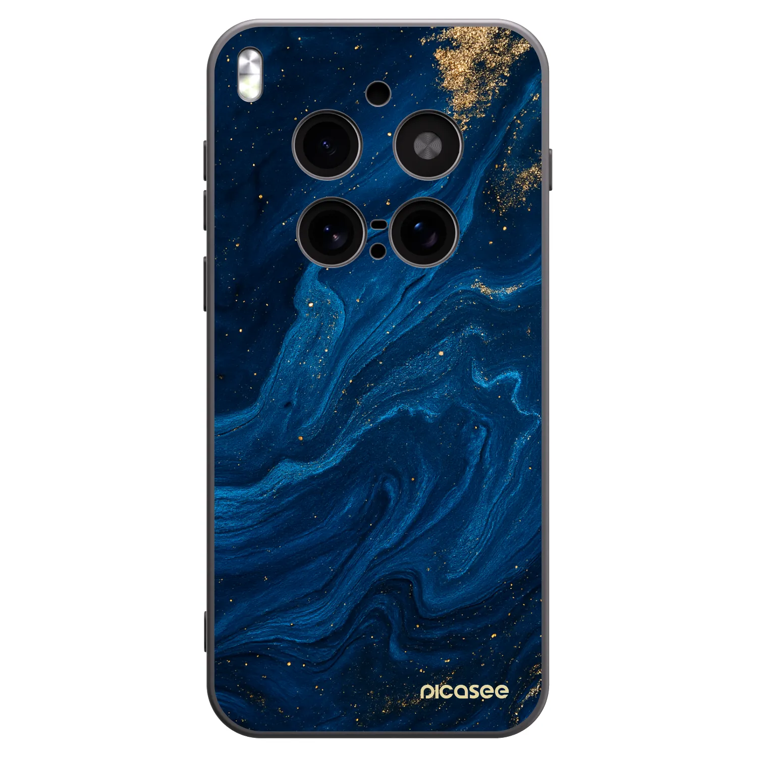 Picasee Μαύρη θήκη σιλικόνης για Vivo X300 Pro - Blue