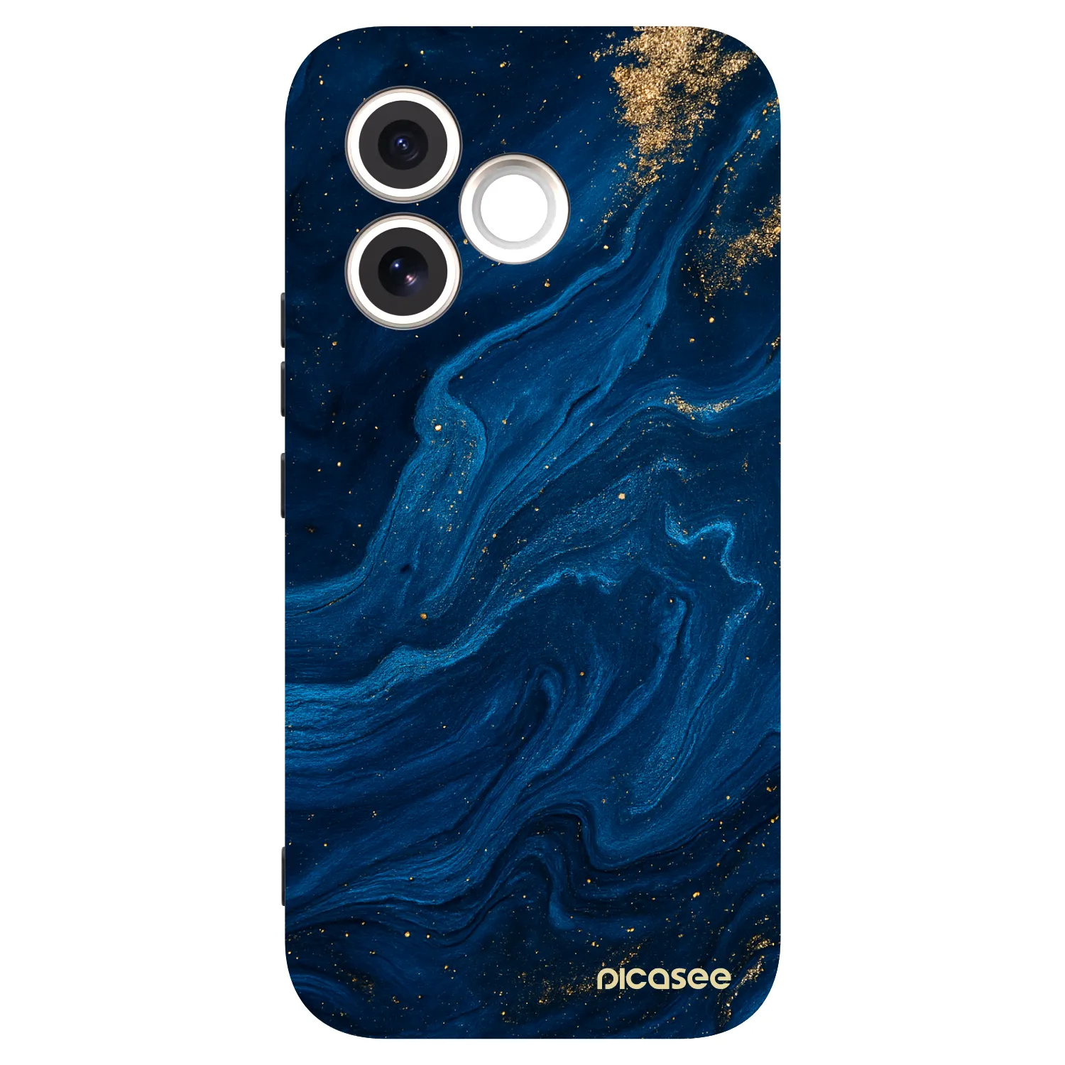 Picasee Μαύρη θήκη σιλικόνης για Honor 600 Lite - Blue