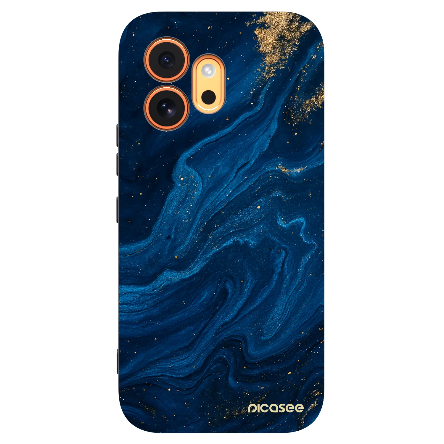 Picasee Μαύρη θήκη σιλικόνης για Honor 600 - Blue