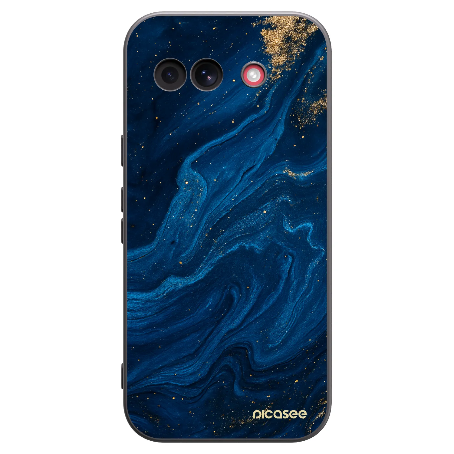 Picasee Μαύρη θήκη σιλικόνης για Google Pixel 10a - Blue