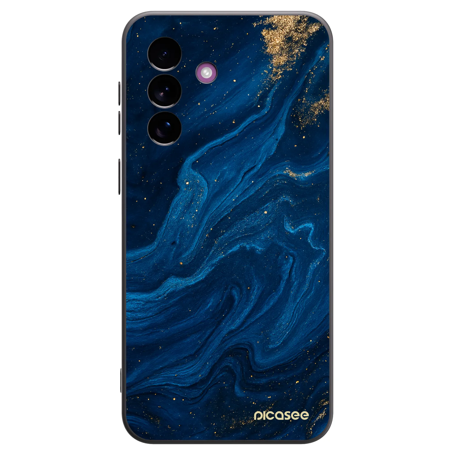 Picasee Μαύρη θήκη σιλικόνης για Samsung Galaxy A37 - Blue