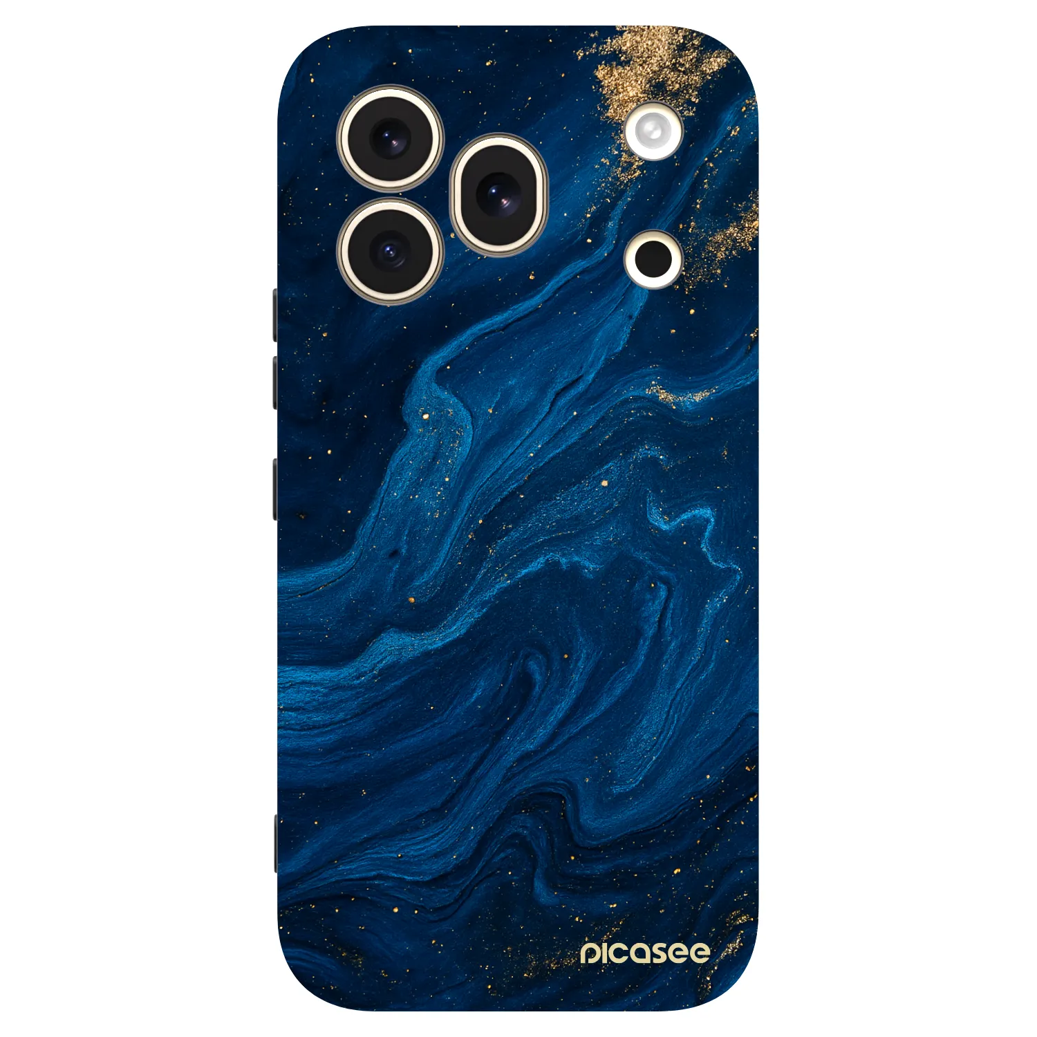Picasee Μαύρη θήκη σιλικόνης για Honor 600 Pro - Blue