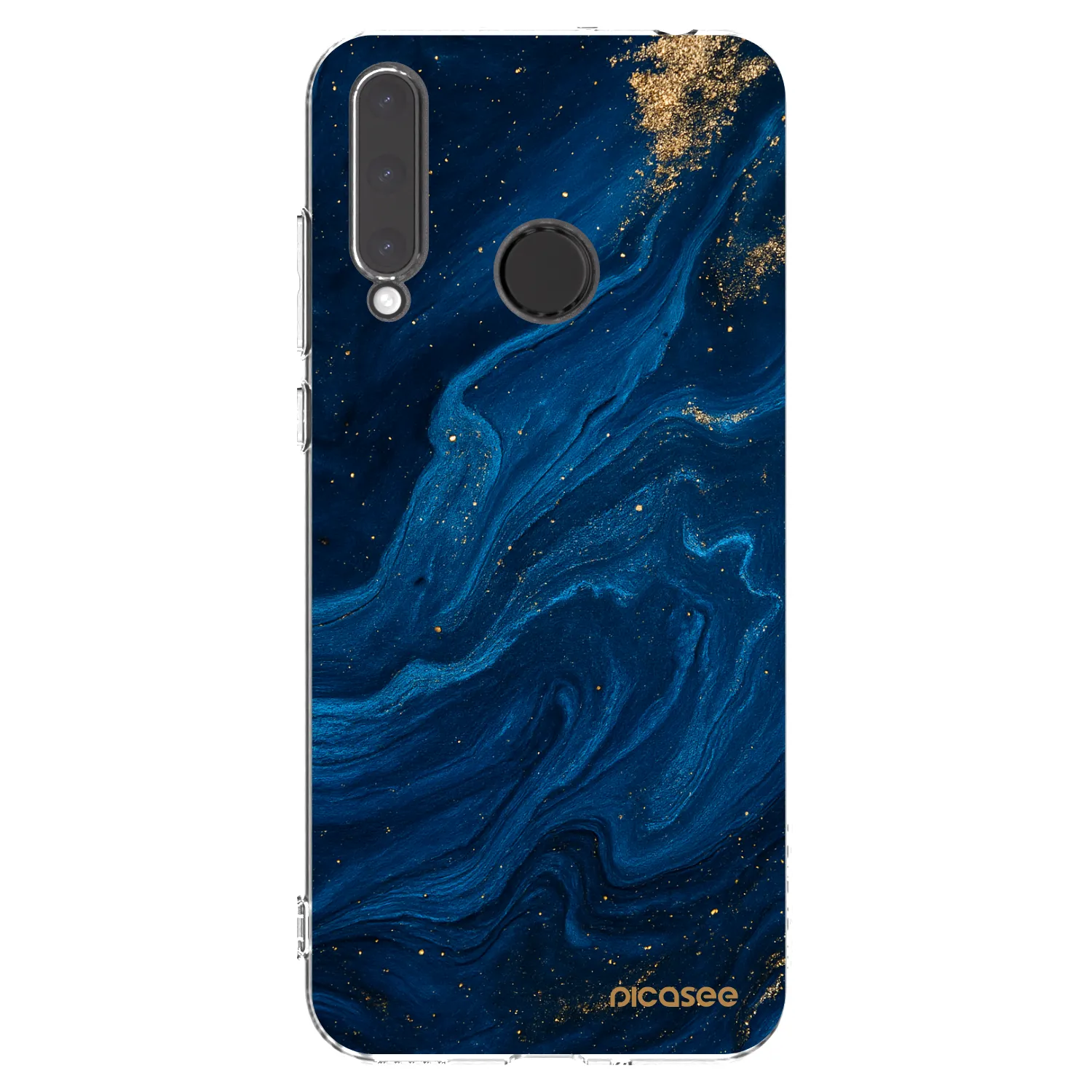 Picasee διαφανής θήκη σιλικόνης Honor 20 Lite - Blue