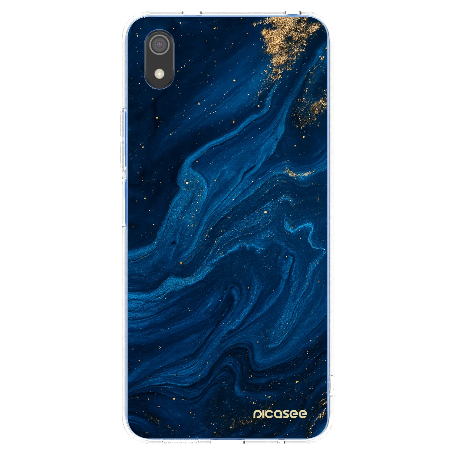 Picasee διαφανής θήκη σιλικόνης Xiaomi Redmi 7A - Blue