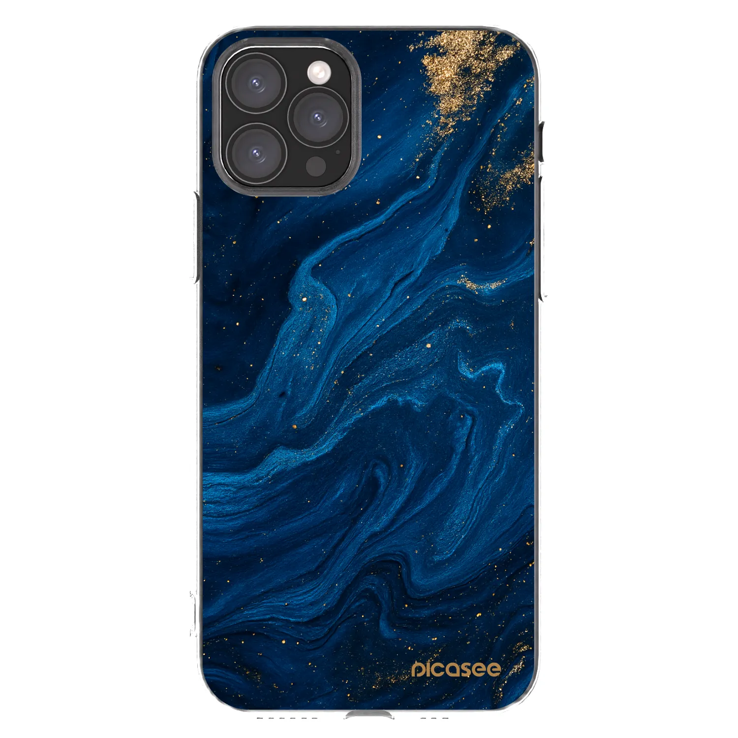 Picasee διαφανής θήκη σιλικόνης Apple iPhone 11 Pro - Blue