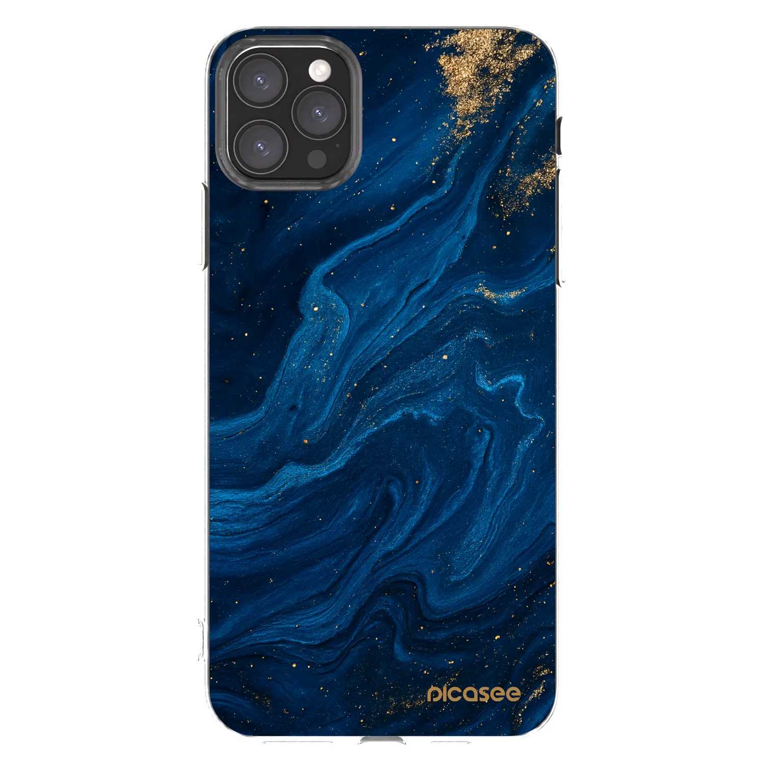 Picasee διαφανής θήκη σιλικόνης Apple iPhone 11 Pro Max - Blue