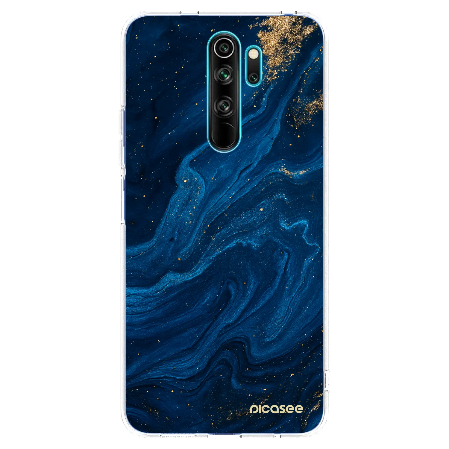 Picasee διαφανής θήκη σιλικόνης Xiaomi Redmi Note 8 Pro - Blue