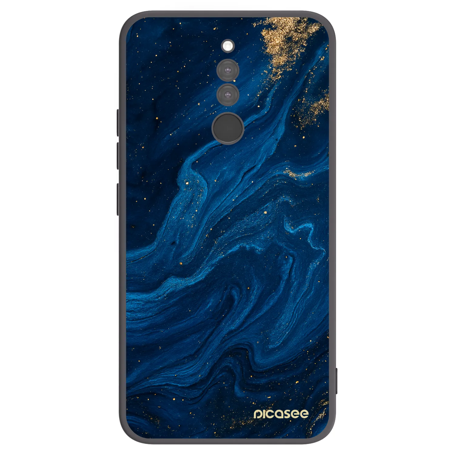 Picasee Μαύρη θήκη σιλικόνης για Xiaomi Redmi 8 - Blue