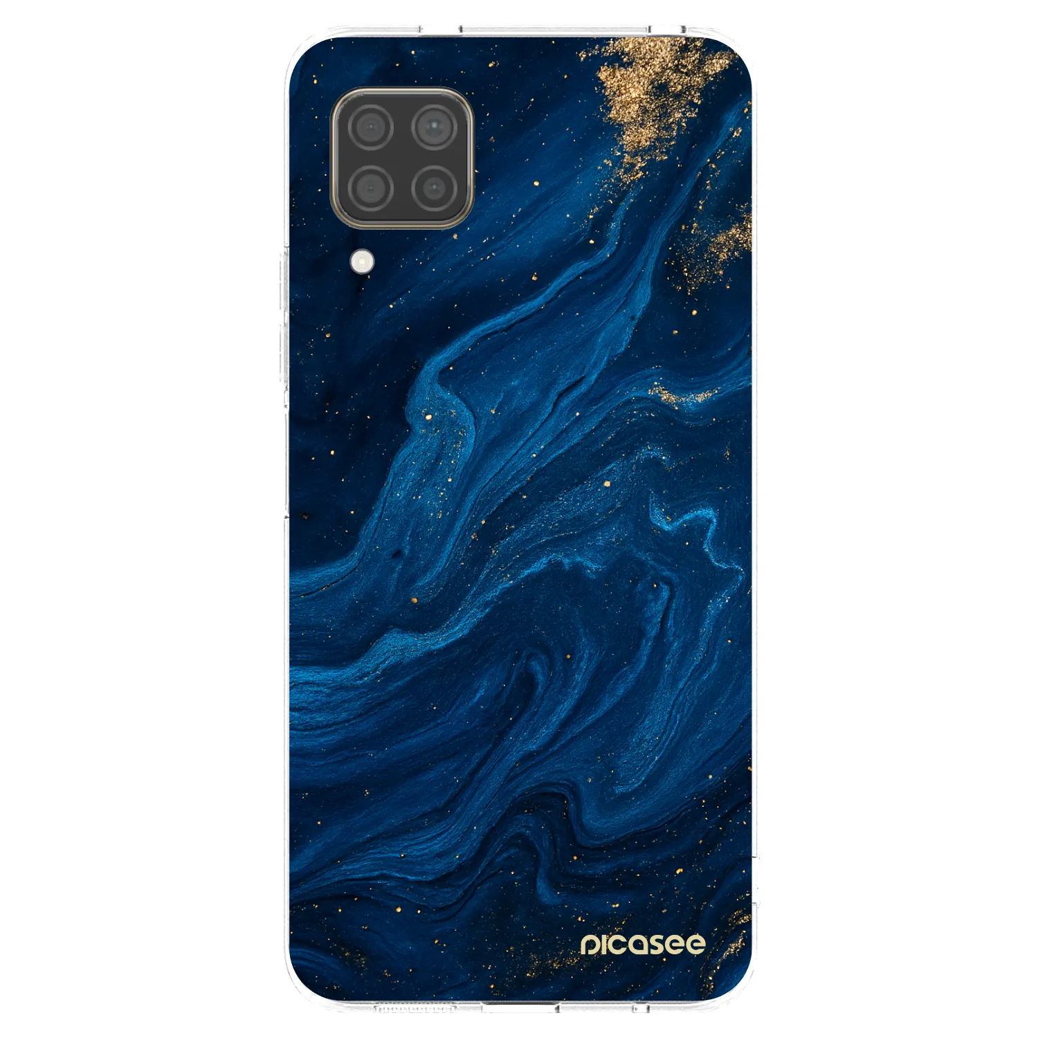 Picasee διαφανής θήκη σιλικόνης Huawei P40 Lite - Blue