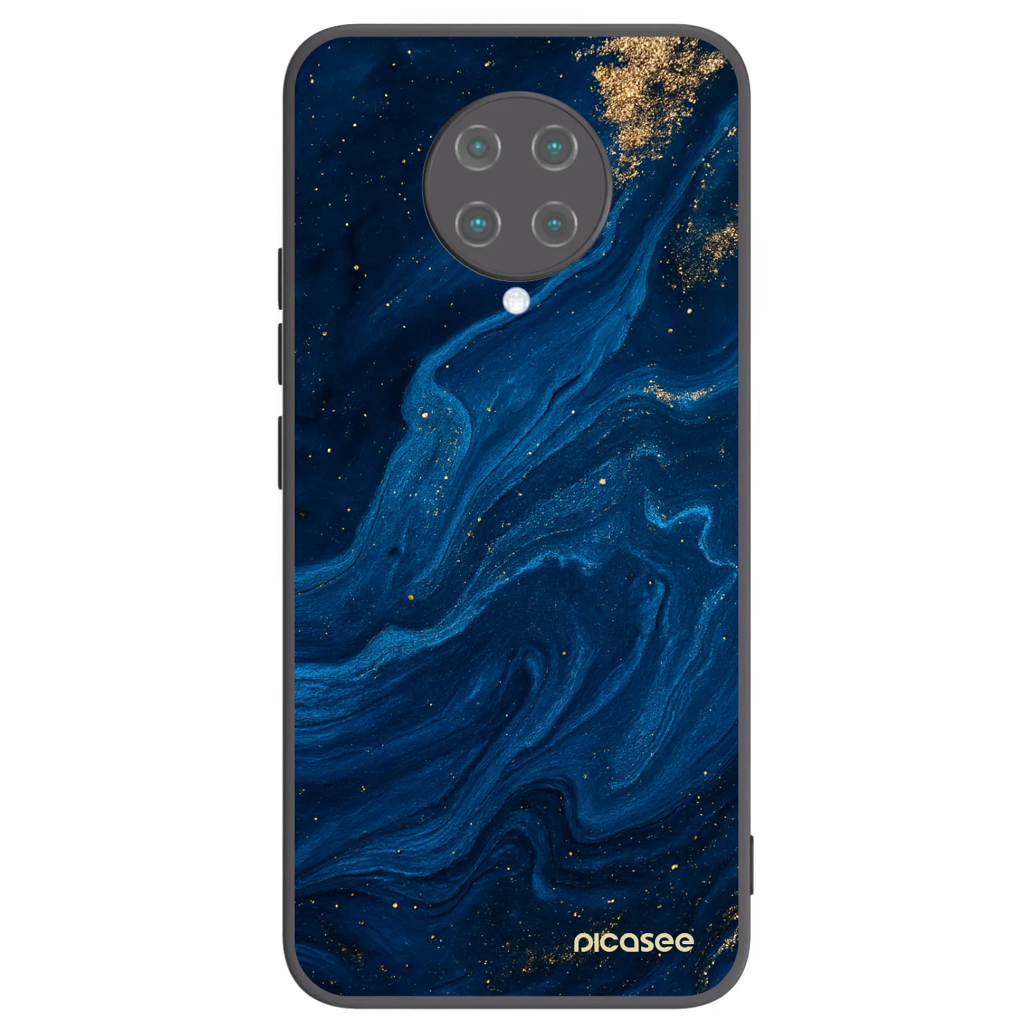 Picasee Μαύρη θήκη σιλικόνης για Xiaomi Poco F2 Pro - Blue