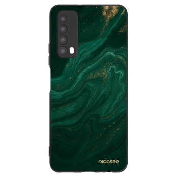 Picasee Μαύρη θήκη σιλικόνης για Huawei P Smart 2021 - Green
