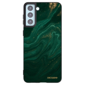 Picasee Μαύρη θήκη σιλικόνης για Samsung Galaxy S21+ 5G G996F - Green