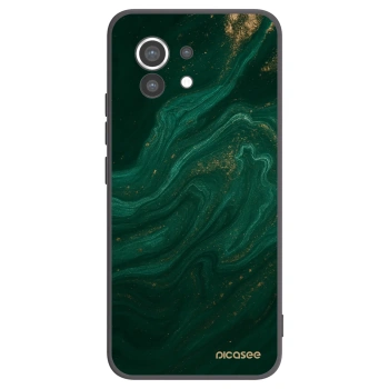 Picasee Μαύρη θήκη σιλικόνης για Xiaomi Mi 11 - Green