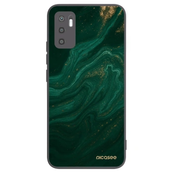 Picasee Μαύρη θήκη σιλικόνης για Xiaomi Redmi Note 10 5G - Green