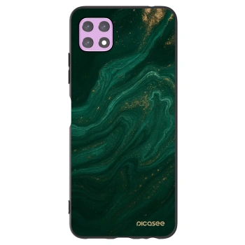 Picasee Μαύρη θήκη σιλικόνης για Samsung Galaxy A22 A226B 5G - Green