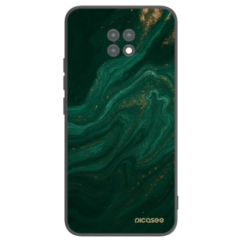 Picasee Μαύρη θήκη σιλικόνης για Xiaomi Redmi Note 9T - Green