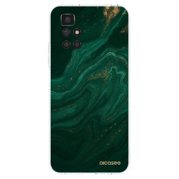 Picasee διαφανής θήκη σιλικόνης Xiaomi Redmi 10 - Green