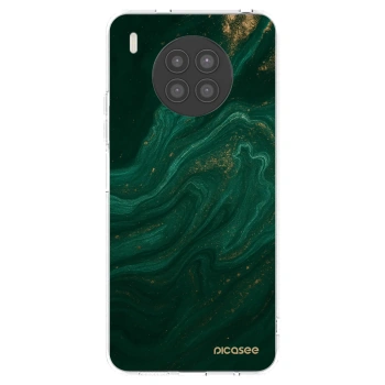 Picasee διαφανής θήκη σιλικόνης Huawei Nova 8i - Green