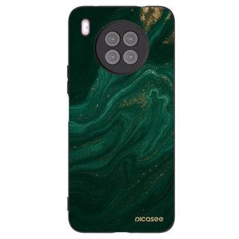 Picasee Μαύρη θήκη σιλικόνης για Huawei Nova 8i - Green