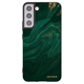 Picasee Μαύρη θήκη σιλικόνης για Samsung Galaxy S22+ 5G - Green