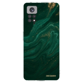 Picasee διαφανής θήκη σιλικόνης Xiaomi Redmi Note 11S 4G - Green
