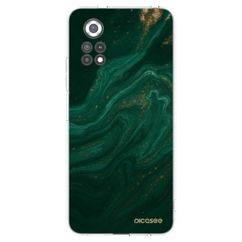 Picasee διαφανής θήκη σιλικόνης Xiaomi Poco X4 Pro 5G - Green