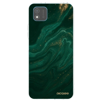 Picasee διαφανής θήκη σιλικόνης Realme C11 (2021) - Green