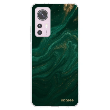 Picasee διαφανής θήκη σιλικόνης Xiaomi 12 - Green