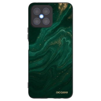 Picasee Μαύρη θήκη σιλικόνης για Honor X8 4G - Green