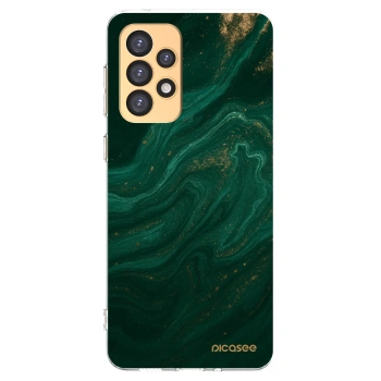 Picasee διαφανής θήκη σιλικόνης Samsung Galaxy A33 5G A336 - Green