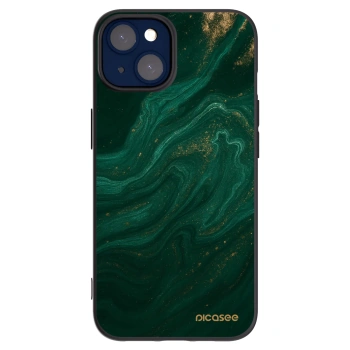 Picasee Μαύρη θήκη σιλικόνης για Apple iPhone 14 - Green