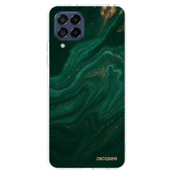 Picasee διαφανής θήκη σιλικόνης Samsung Galaxy M53 5G - Green