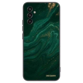 Picasee Μαύρη θήκη σιλικόνης για Samsung Galaxy M13 M135F - Green