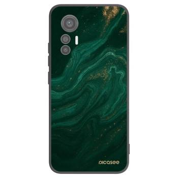 Picasee Μαύρη θήκη σιλικόνης για Xiaomi 12 Lite - Green