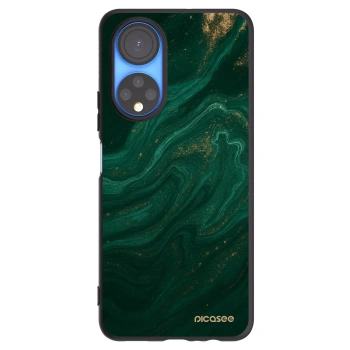 Picasee Μαύρη θήκη σιλικόνης για Honor X7 - Green