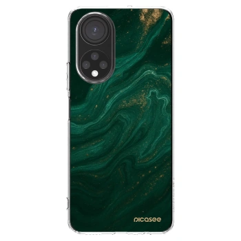 Picasee διαφανής θήκη σιλικόνης Honor X7 - Green